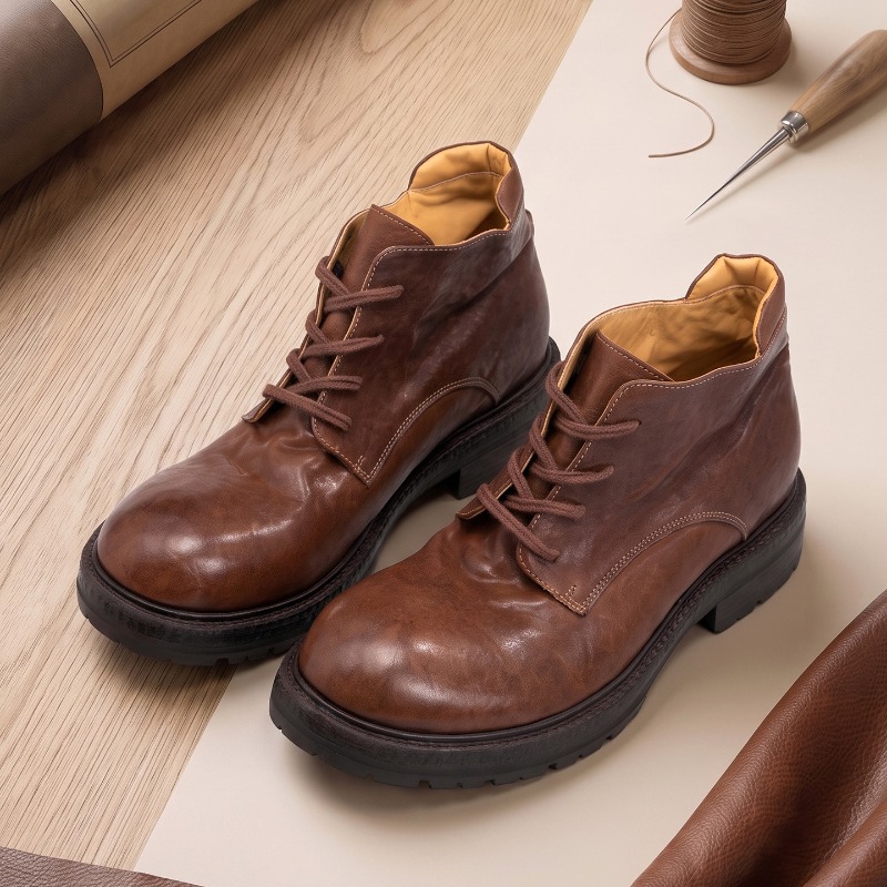 Men Shoes Oxford - Bottines de luxe pour hommes, faites