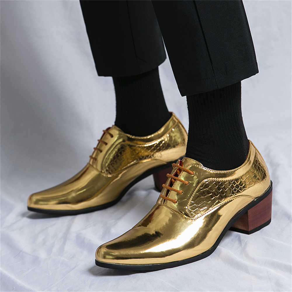 Men'S Shoes Casual Sneakers - Baskets habillées à talons pour hommes,