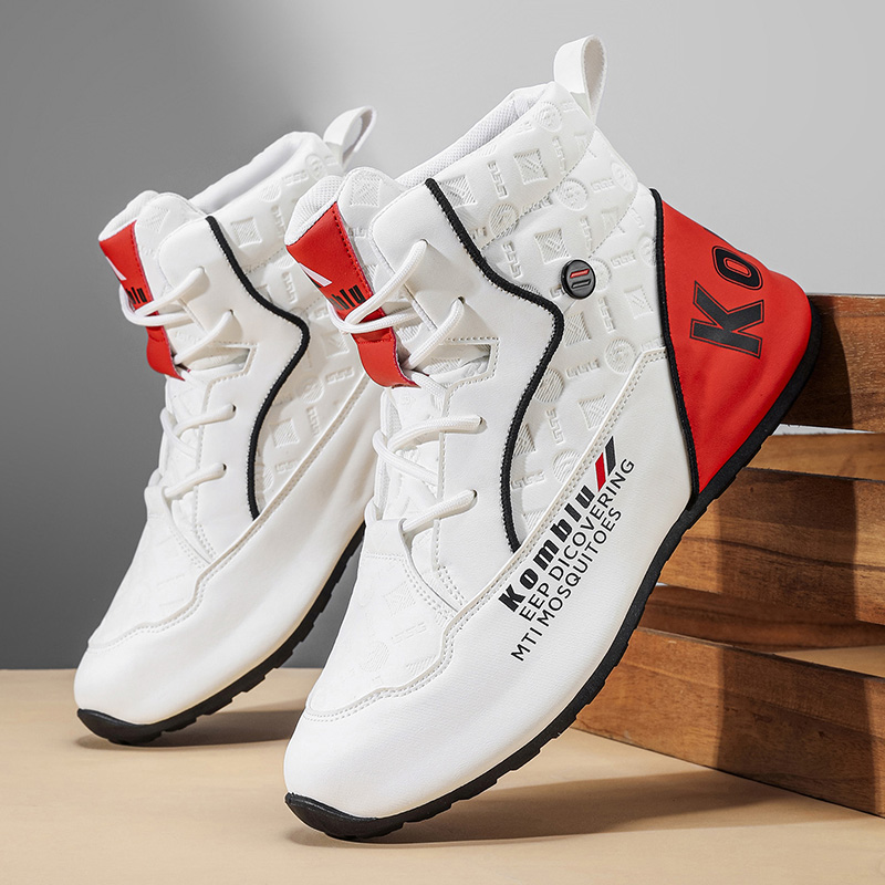 Men'S Shoes Hiking - Bottes hautes pour hommes, doublure confortable,