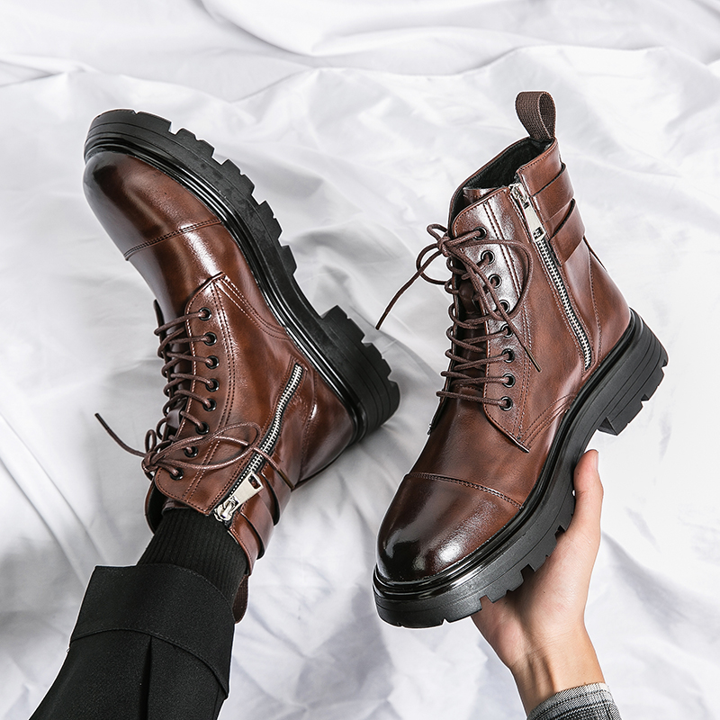 Men Shoes Oxford - Bottes montantes décontractées pour hommes, style
