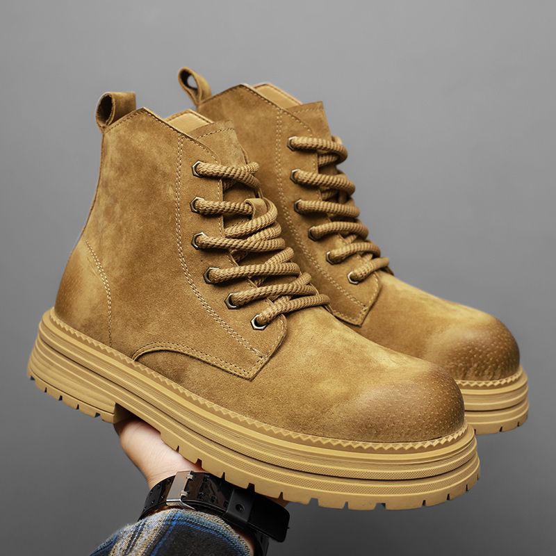 Men'S Shoes For Work - Bottes à lacets pour hommes de