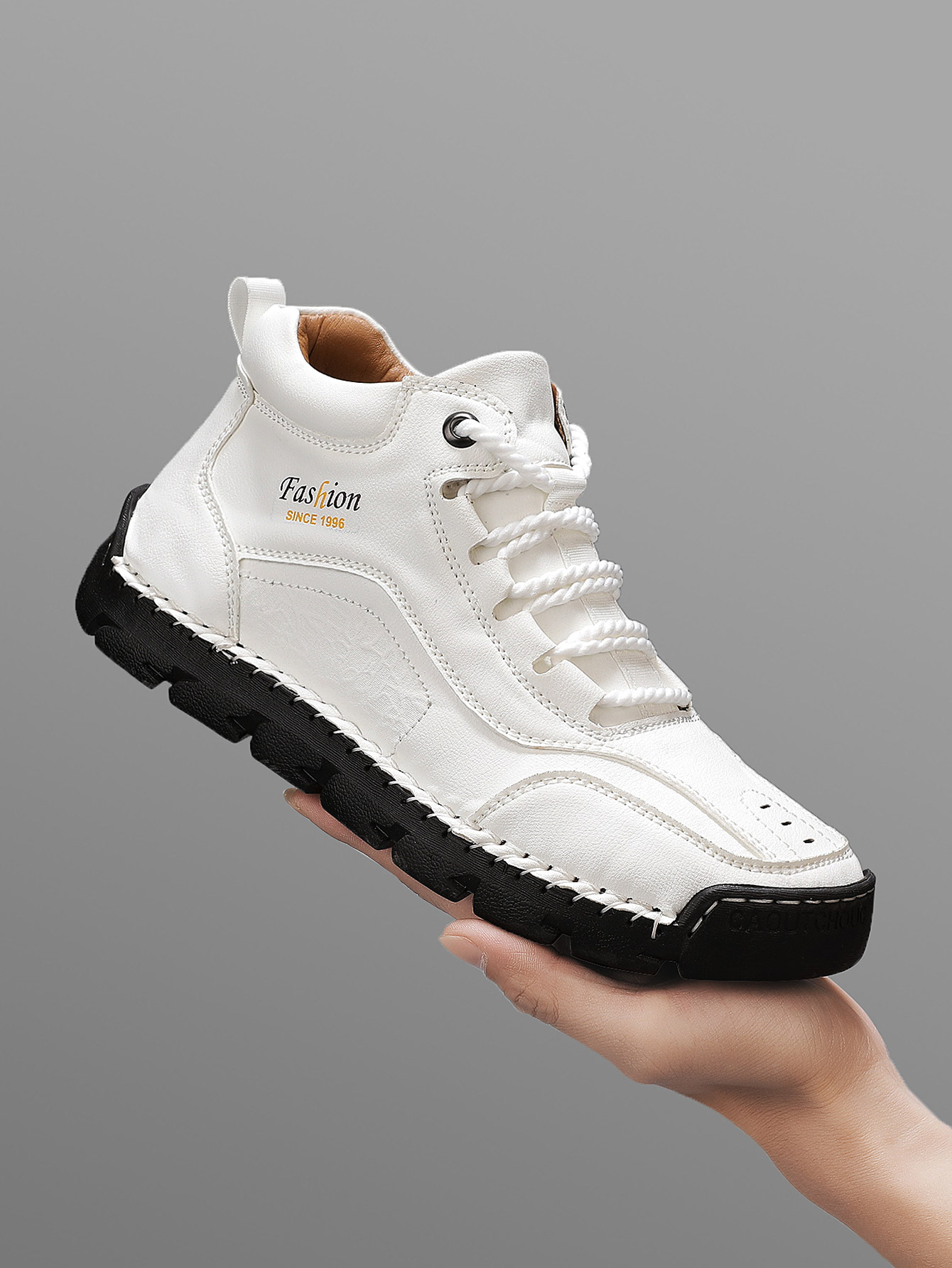Men'S Shoes Hiking - Chaussures décontractées mi-hautes faites à la