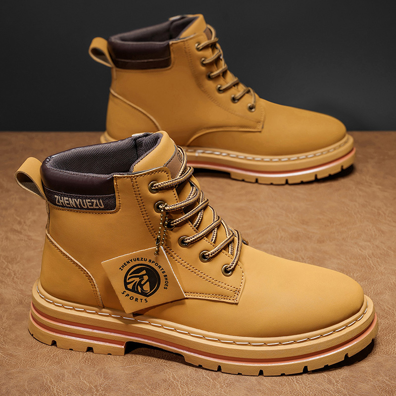 Men'S Shoes Hiking - Bottes hautes pour hommes, doublure douce
