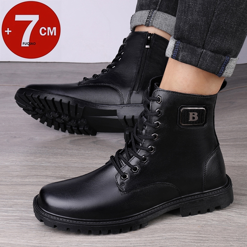 Bottines rehaussantes en cuir  - Men'S Shoes Increase Height avis et prix