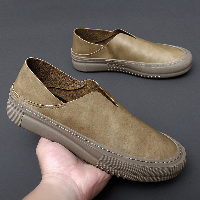 Mocassins en cuir véritable po - Men Shoes Oxford avis et prix