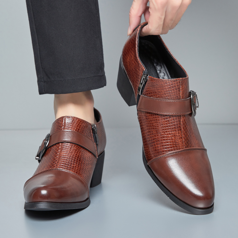Chaussures en cuir à talons ha - Men Shoes Oxford avis et prix