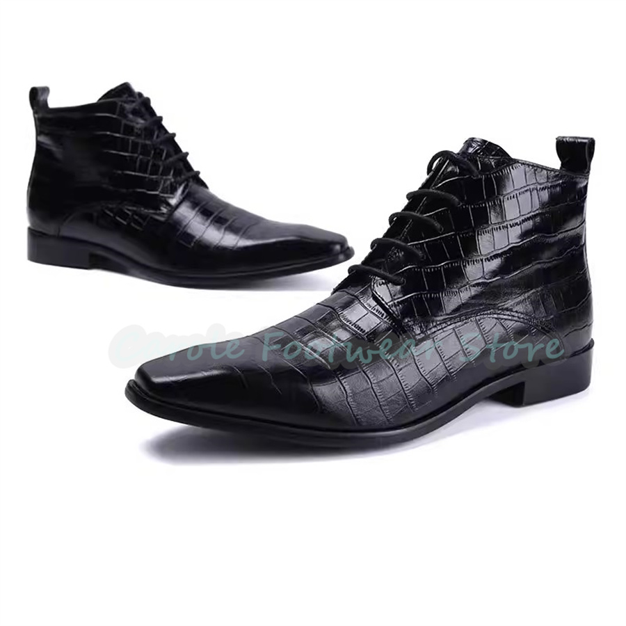 Bottes montantes en cuir vérit - Men Shoes For Wedding avis et prix