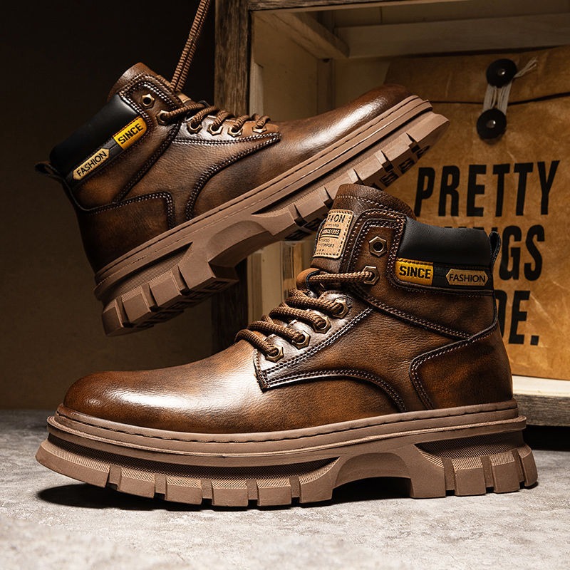 Vintage hommes plate-forme bot - Men'S Shoes For Work avis et prix