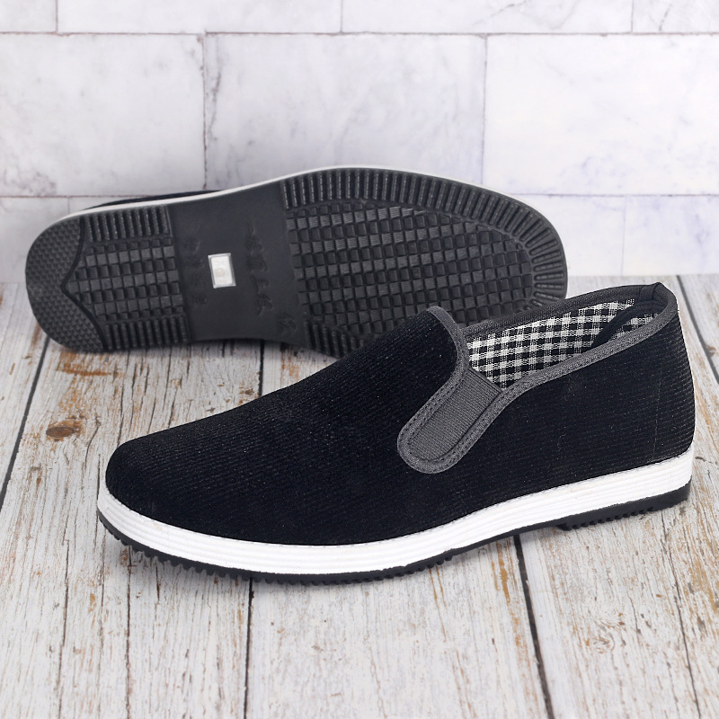 Chaussures en tissu noir à enf - Men'S Shoes For Work avis et prix