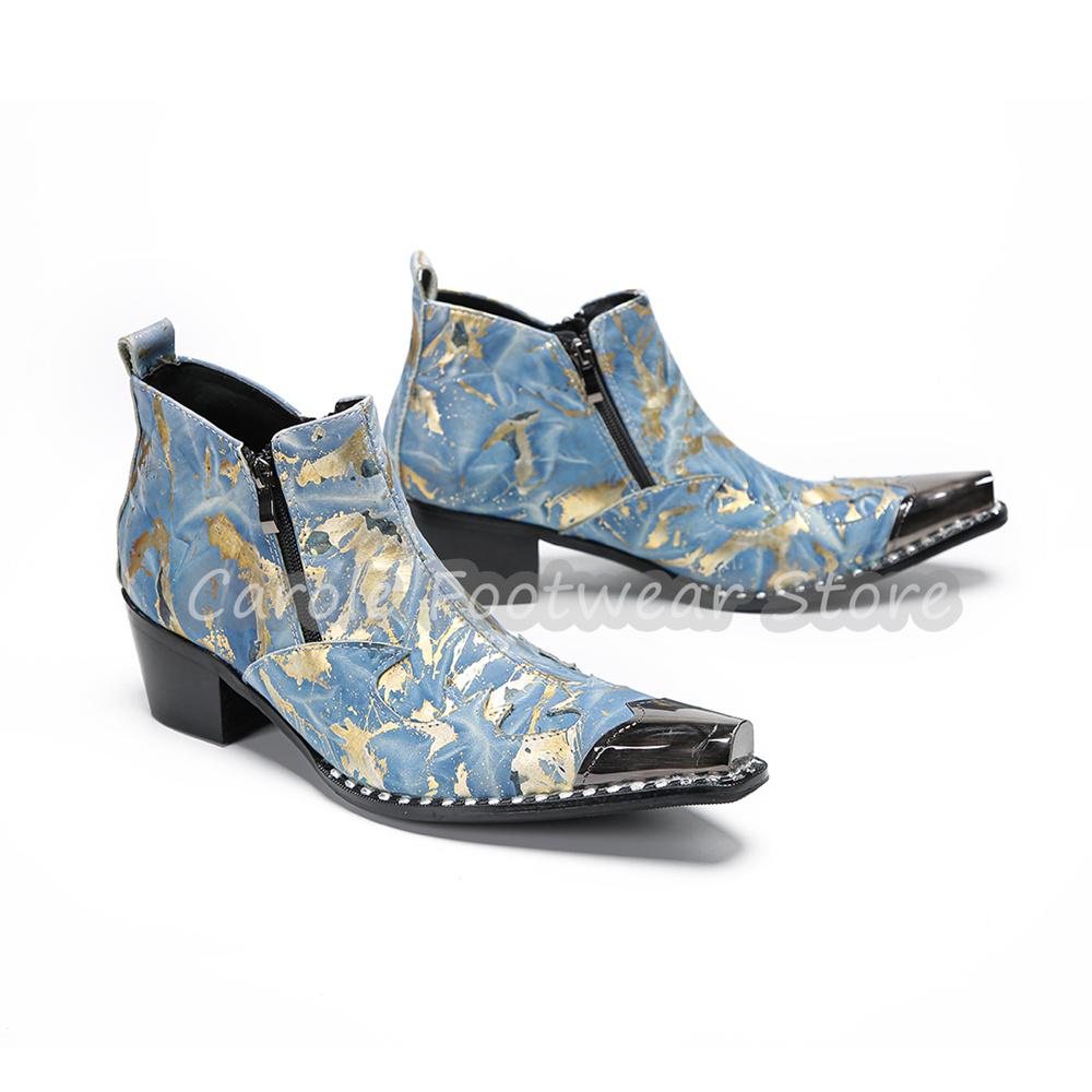 Bottes courtes en cuir véritab - Men Shoes For Wedding avis et prix