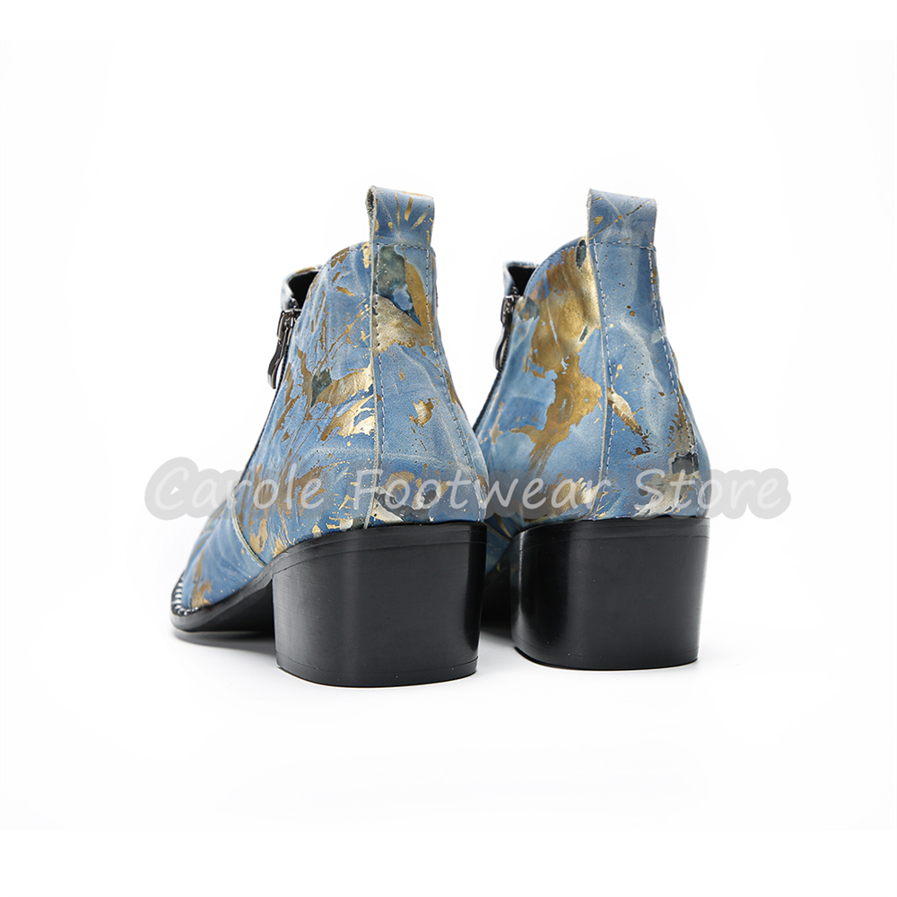 Bottes courtes en cuir véritab - Men Shoes For Wedding avis et prix