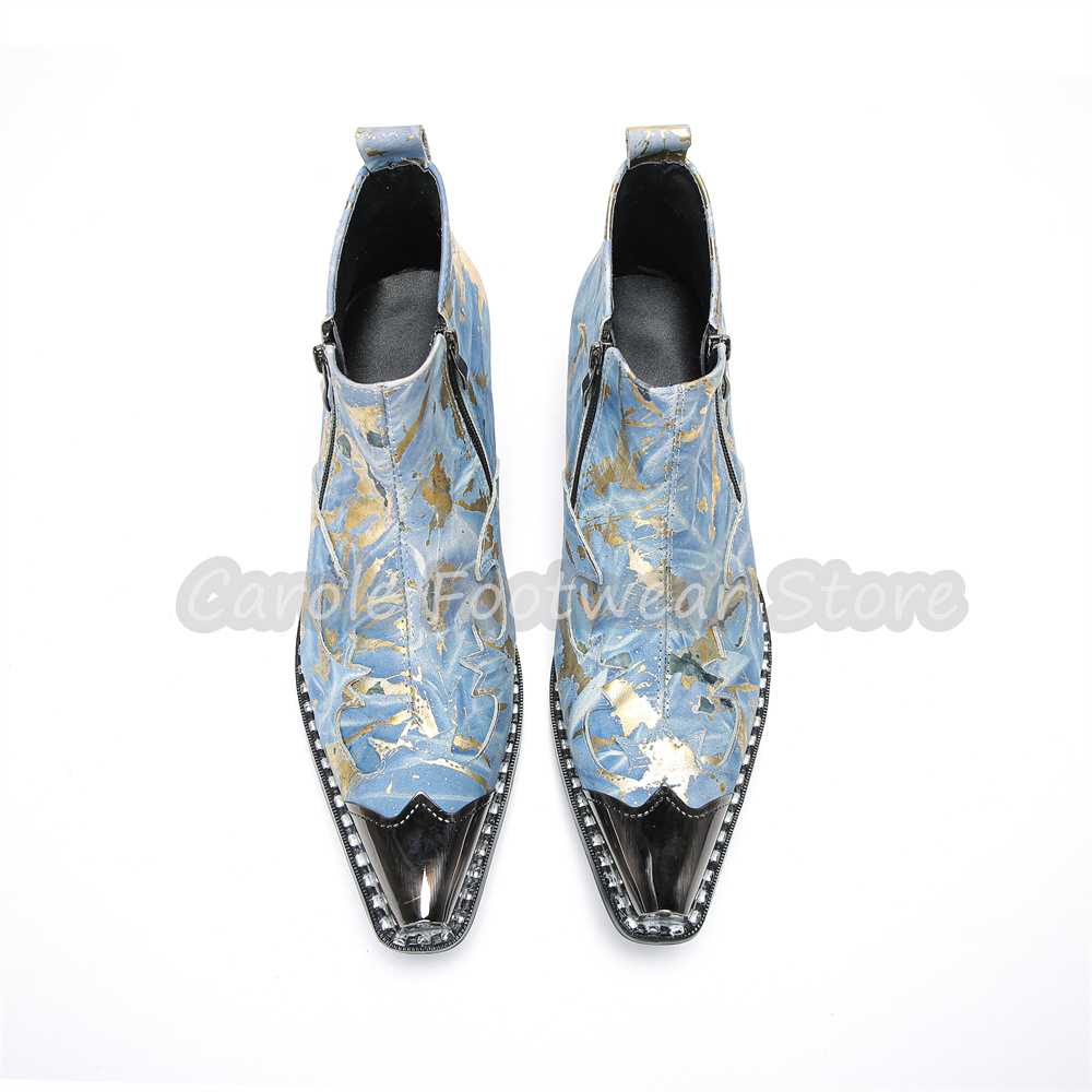 Bottes courtes en cuir véritab - Men Shoes For Wedding avis et prix