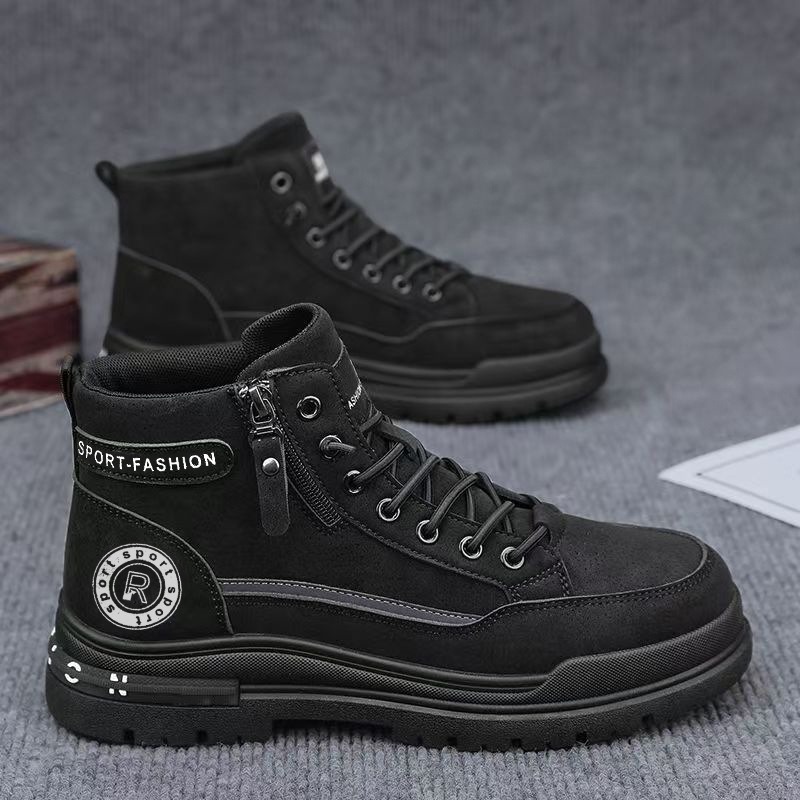 Hommes rétro haut bottes de tr - Men'S Shoes For Work avis et prix