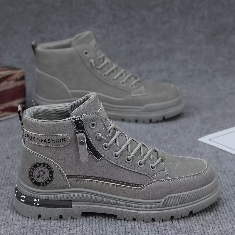 Hommes rétro haut bottes de tr - Men'S Shoes For Work avis et prix