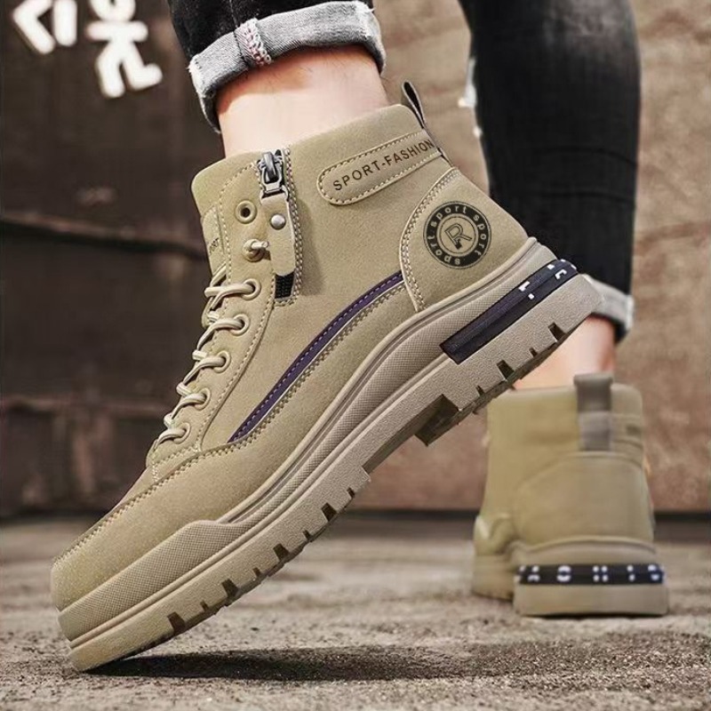 Hommes rétro haut bottes de tr - Men'S Shoes For Work avis et prix