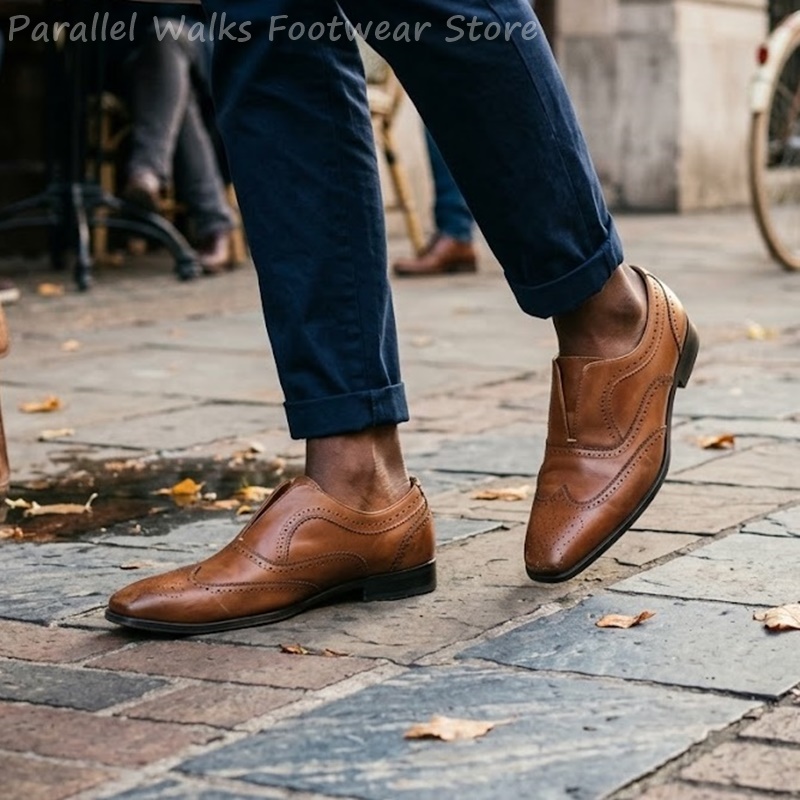 Chaussures Richelieu en cuir m - Men Shoes Oxford avis et prix