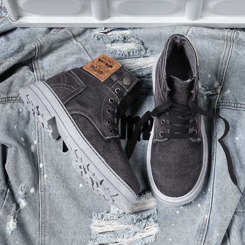 Bottes en jean rétro pour homm - Men'S Shoes For Work avis et prix