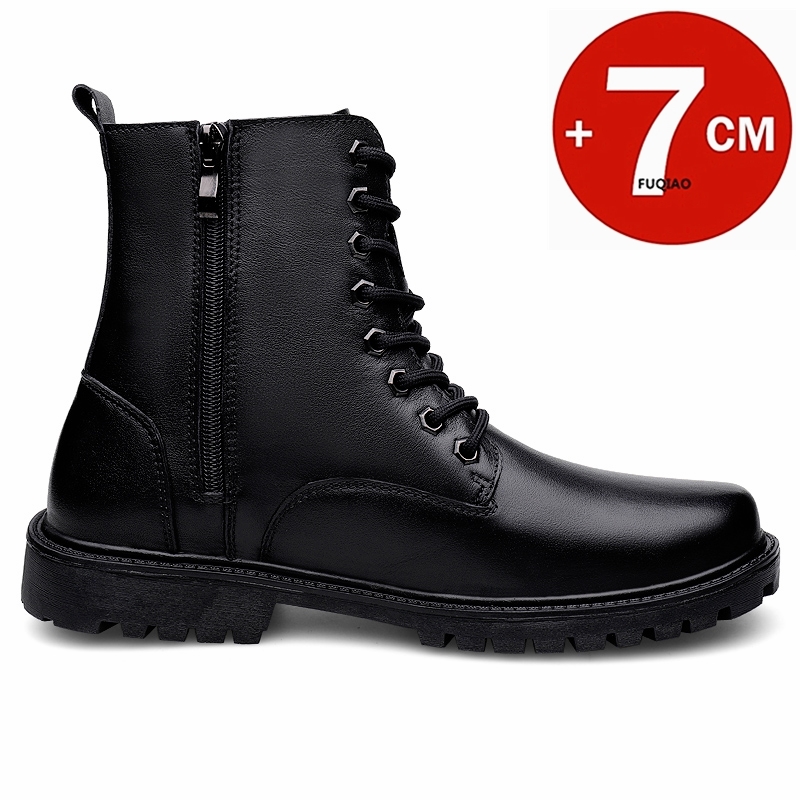 Bottes en cuir pour hommes, ha - Men'S Shoes Increase Height avis et prix